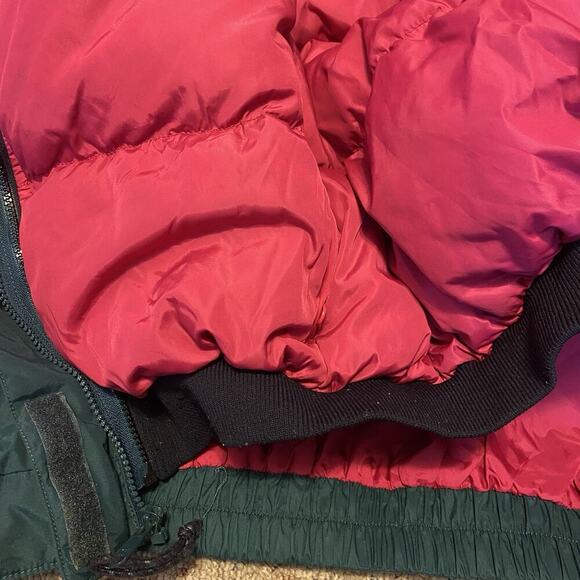 Vtg 90's Y2K Columbia Nylon Jacket Women L Down Fill Duvet Puffer Coat 2 Layers - Picture 6 of 11